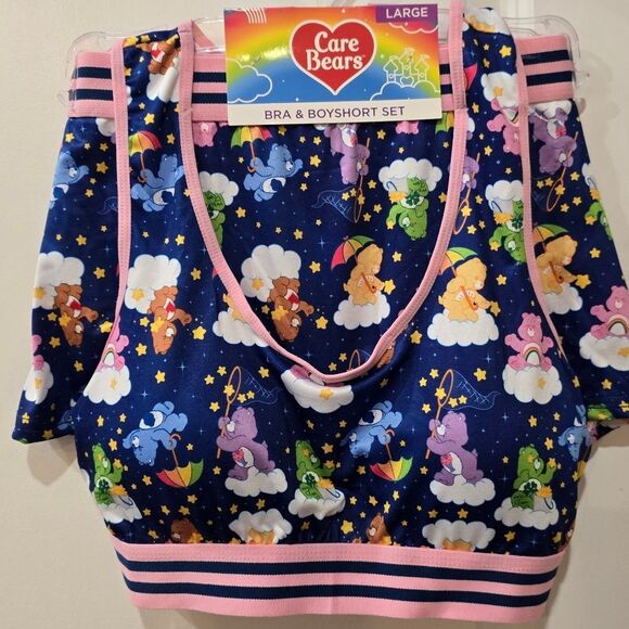 Care Bears Chasing Stars Triangle Bralette & Boyshort Set - Picture 3 of 6
